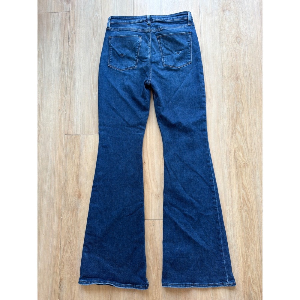 Hudson Holly High Rise Flare Jeans Dark Wash Indigo‎ Denim Size 31 Womens - Picture 3 of 8